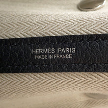 将图像加载到图库查看器中,HERMES Garden Party Black Negonda Leather Size PM