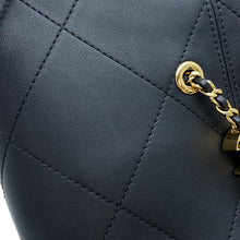 Load image into Gallery viewer, CHANEL Small Shopping Bag BlackAS6132 Calf Leather Size Small