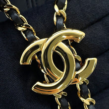 Load image into Gallery viewer, CHANEL Small Shopping Bag BlackAS6132 Calf Leather Size Small