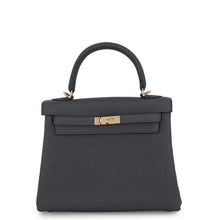 Load image into Gallery viewer, HERMES Kelly Retourne Ardoise Togo Leather Size 25