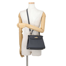 Load image into Gallery viewer, HERMES Kelly Retourne Ardoise Togo Leather Size 25