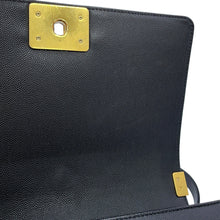 Load image into Gallery viewer, CHANEL Boy Chanel Chain Shoulder Bag BlackA67086-Y83339-94305 Caviar Leather Size 25