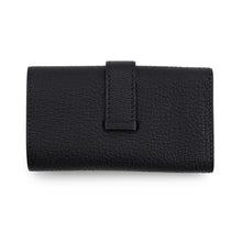 Load image into Gallery viewer, HERMES Bearn Quadruple Key Case Black Chevre Myzore Goatskin