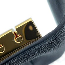 Load image into Gallery viewer, HERMES Bearn Quadruple Key Case Black Chevre Myzore Goatskin