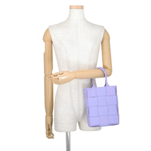 Load image into Gallery viewer, Bottega Veneta Cassette 2-Way Tote Purple709341VMAY14214 Lambskin Size Mini