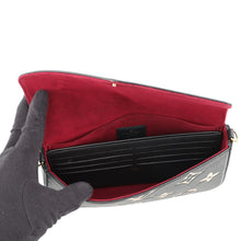 Load image into Gallery viewer, LOUIS VUITTON Felicie Pochette Noir/BeigeM80482 Monogram Empreinte Leather