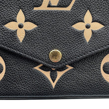 Load image into Gallery viewer, LOUIS VUITTON Felicie Pochette Noir/BeigeM80482 Monogram Empreinte Leather