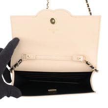 Load image into Gallery viewer, CHANEL CC Logo Chain Wallet Beige/BlackAP5455 Caviar Leather