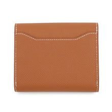 Load image into Gallery viewer, HERMES Maillon Compact Wallet Gold Epsom