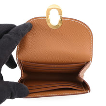 Load image into Gallery viewer, HERMES Maillon Compact Wallet Gold Epsom