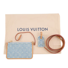 Load image into Gallery viewer, LOUIS VUITTON Carryall NM Sky BlueDenimM11462 Monogram Denim Size PM