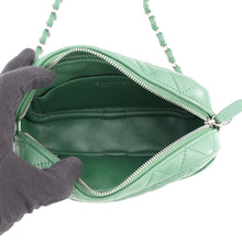 Load image into Gallery viewer, CHANEL Matelasse ChainShoulder Bag GreenA91796 Lambskin