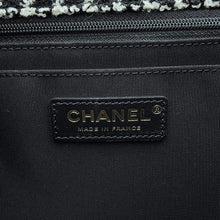 Load image into Gallery viewer, CHANEL Paris 31 Louis Cambon Chain Shoulder Bag Black Shearling Sheep Tweed Leather