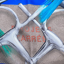 将图像加载到图库查看器中,HERMES Giant Square PROJETS CARRES Size 140 Blue Roy/Etoupe Silk100%