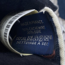 将图像加载到图库查看器中,HERMES Giant Square Dressage Tressage Marine/Blue・Royal/Gold Cashmere70% Silk30%