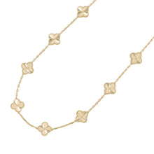 Load image into Gallery viewer, Van Cleef & Arpels Vintage Alhambra Necklace with 10 Guilloché MotifsVCARP3JJ00 18K Yellow Gold