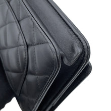 Load image into Gallery viewer, CHANEL Matelasse Classic Chain Wallet BlackAP0250 Lambskin
