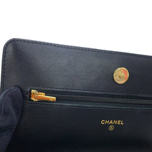 Load image into Gallery viewer, CHANEL Matelasse Classic Chain Wallet BlackAP0250 Lambskin