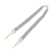 Load image into Gallery viewer, FENDI FF Strap You White/Black Canvas