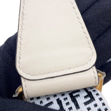 Load image into Gallery viewer, FENDI FF Strap You White/Black Canvas