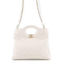 Load image into Gallery viewer, CHANEL CHANEL31 Shopping Bag WhiteAS4133 Shiny Calf Leather Size Mini