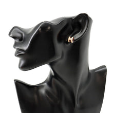 将图像加载到图库查看器中,HERMES Pop Ash Earrings Size Mini Beige Lacquer Gold Plated