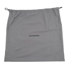 Load image into Gallery viewer, BALENCIAGA Navy Kabas White/Black339933 Canvas Leather Size S