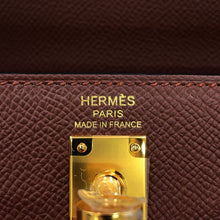 Load image into Gallery viewer, HERMES Kelly Sellier tricolor Terre/Ebene/Craie Epsom Size 25