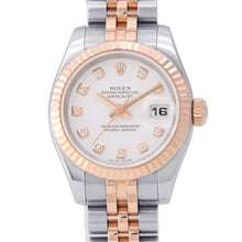 Load image into Gallery viewer, ROLEX Datejust Stainless Steel K18PG White Dial179171G