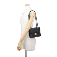 Load image into Gallery viewer, CHANEL Matelasse Single Flap Shoulder Bag BlackAS2495-B23328-94305 Lambskin Size Mini