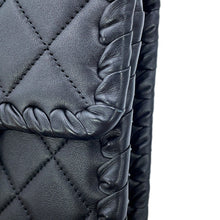 Load image into Gallery viewer, CHANEL Matelasse Single Flap Shoulder Bag BlackAS2495-B23328-94305 Lambskin Size Mini