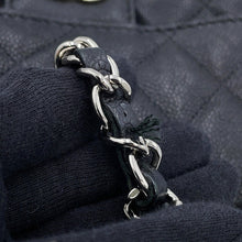 Load image into Gallery viewer, CHANEL Matelasse CC Logo Shoulder Bag Black Caviar Leather