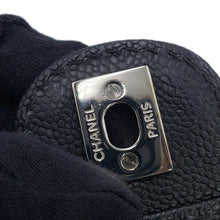 Load image into Gallery viewer, CHANEL Matelasse CC Logo Shoulder Bag Black Caviar Leather
