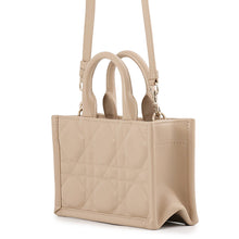 Load image into Gallery viewer, Dior Macrocannage Book Tote PowderBeigeS5573OWHP_M51U Calf Leather Size Mini