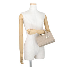 Load image into Gallery viewer, Dior Macrocannage Book Tote PowderBeigeS5573OWHP_M51U Calf Leather Size Mini