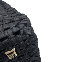 Load image into Gallery viewer, Ferragamo Studio Handbag Black211101 Raffia