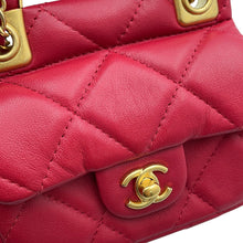 Load image into Gallery viewer, CHANEL Matelasse ChainClutch Bag RedAP2271 Lambskin