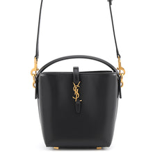 Load image into Gallery viewer, SAINT LAURENT PARIS LE 37 Mini Bucket Shoulder Bag Black765870 Calf Leather