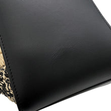 Load image into Gallery viewer, LOEWE hammock compact Black Leather Raffia