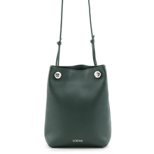 Load image into Gallery viewer, LOEWE Pebble Pouch Shoulder Bag Shah WoodCANBSPPX01 7973 Smooth Calf Leather