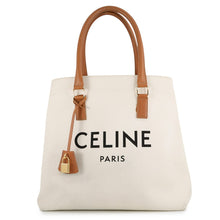 将图像加载到图库查看器中,CELINE Horizontal Cabas Beige/Brown192162BNZ.02NT Canvas Leather Size Medium
