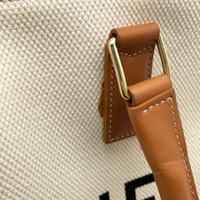 将图像加载到图库查看器中,CELINE Horizontal Cabas Beige/Brown192162BNZ.02NT Canvas Leather Size Medium
