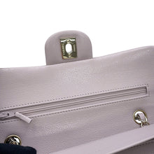 Load image into Gallery viewer, CHANEL Matelasse W flap Chain Shoulder Bag Light PurpleA01113 Caviar Leather