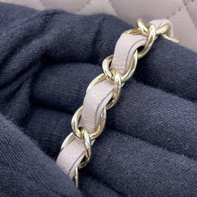 Load image into Gallery viewer, CHANEL Matelasse W flap Chain Shoulder Bag Light PurpleA01113 Caviar Leather