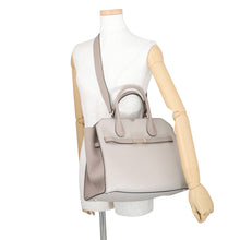 Load image into Gallery viewer, Valextra Valextra 2-Handle Milano Bag Chiaroscuro Nude/SaharaWBMI0017010LOC99PDMSA Soft Calf Leather Size Medium