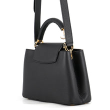 Load image into Gallery viewer, LOUIS VUITTON Capucines Noir/Pearl WhiteM29602 Taurillon Leather Size BB