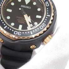 Load image into Gallery viewer, SEIKO Prospex Marine Master Professional TI Ceramic Silicon Black DialSBDX014