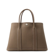 将图像加载到图库查看器中,HERMES Garden Party Etoupe Negonda Leather Size TPM