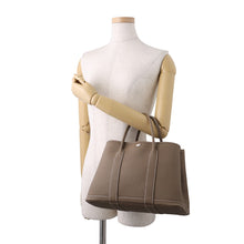 将图像加载到图库查看器中,HERMES Garden Party Etoupe Negonda Leather Size TPM