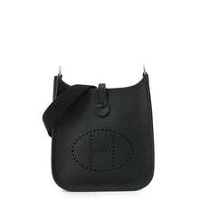Load image into Gallery viewer, HERMES Evelyne Long Black Taurillon Clemence Size TPM